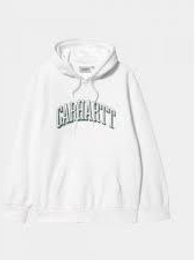 Scrawl Logo Print Hoodie White - CARHARTT WIP - BALAAN 2