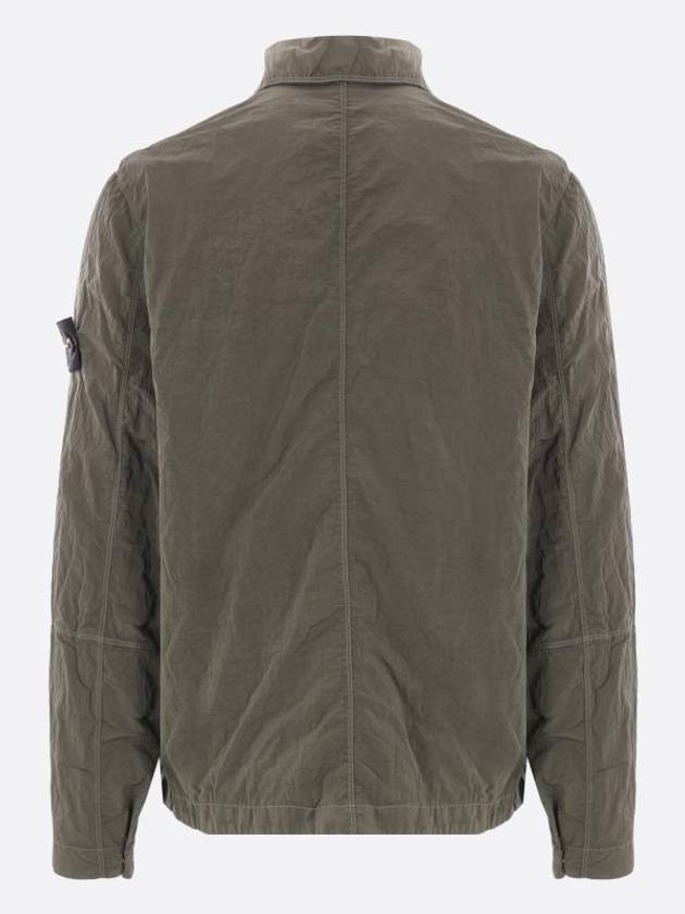 Nylon Metal Econyl Long Sleeve Shirt Green - STONE ISLAND - BALAAN 5