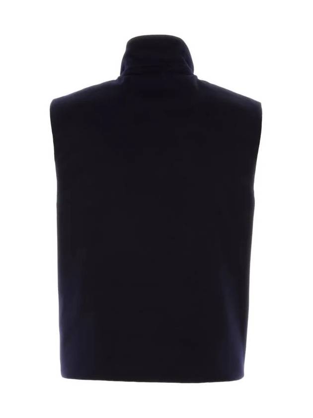 Albino Cashmere Down Vest Navy - PRADA - BALAAN 3