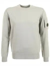 Men s Lens Wappen Merino Wool Knit Top Gray - CP COMPANY - BALAAN 1