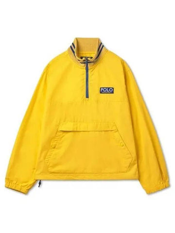 30 points paid poplin pullover jacket yellow - POLO RALPH LAUREN - BALAAN 1