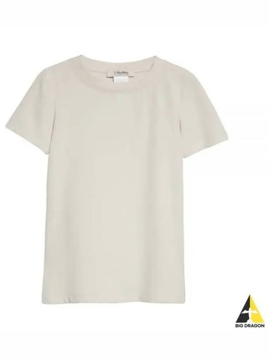 Tessile Short Sleeve T-Shirt Grey - MAX MARA - BALAAN 2