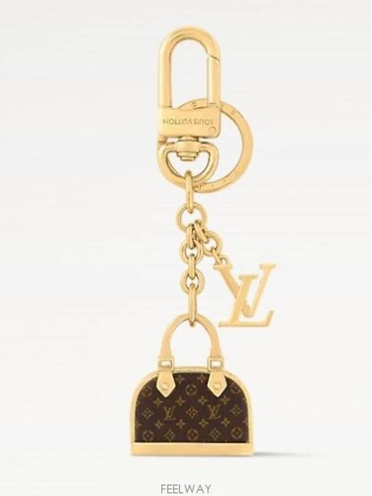 Alma Bag Charm Gold Brown - LOUIS VUITTON - BALAAN 2