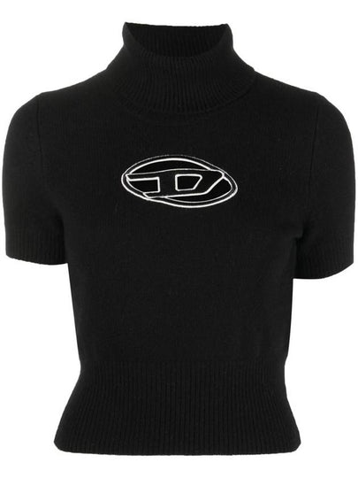 Cutout Logo Turtleneck Black - DIESEL - BALAAN 2