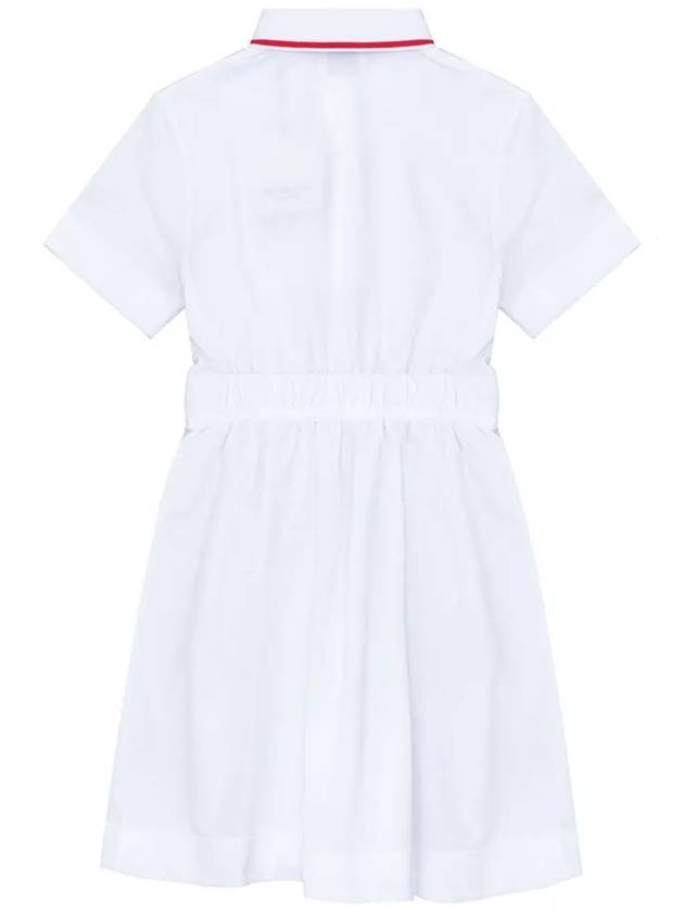 Kids Logo Pocket Collar One Piece White 8059352 - BURBERRY - BALAAN 3