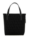 Toile Iconographe Small Tote Bag Black - VALENTINO - BALAAN 4