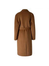 Double Breasted Belt Double Coat Camel - ACNE STUDIOS - BALAAN 4