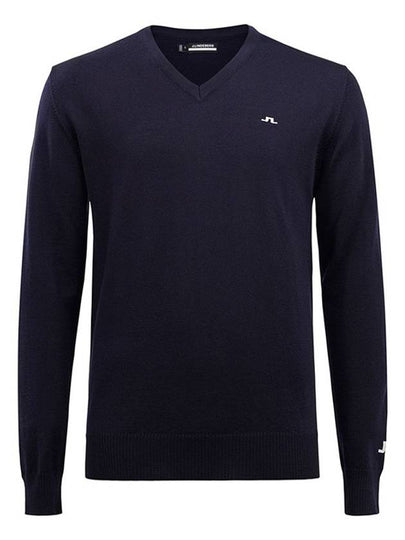 Lymann V Neck Knit Top Navy - J.LINDEBERG - BALAAN 2