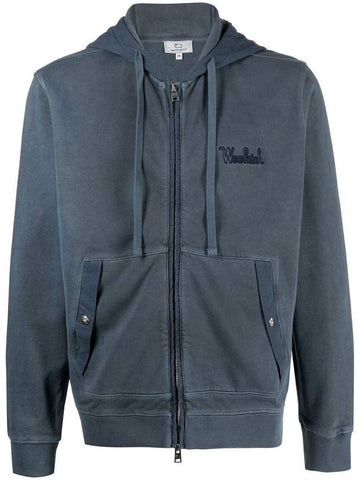 Woolrich Mixmedia Full Zip Hoodie Clothing - WOOLRICH - BALAAN 1