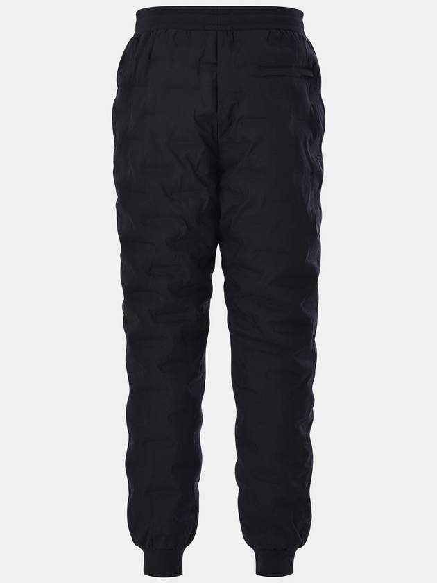 Quilted Duck Down Jogger Banding Padded Straight Pants Black - IKALOOOK - BALAAN 3