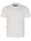 Lens Side Pocket Short Sleeve T-Shirt White - CP COMPANY - BALAAN 3