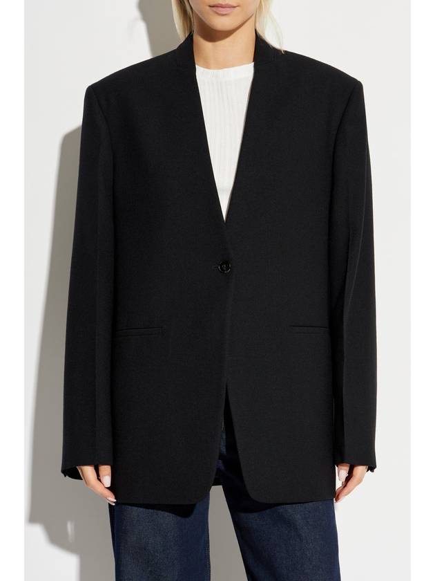 JIL SANDER Wool Blazer, Women's, Black - JIL SANDER - BALAAN 3