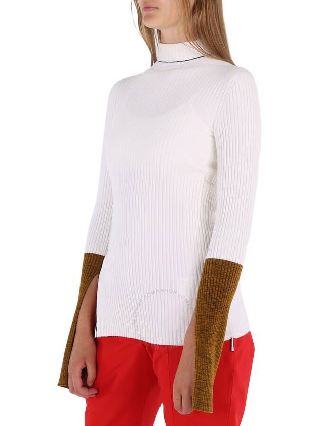 Women's Knit Turtleneck White - MONCLER - BALAAN 3