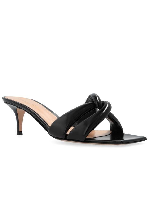 Gianvito Rossi Heeled Mules, Women's, Black - GIANVITO ROSSI - BALAAN 4