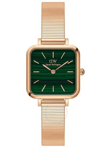 Daniel Wellington Quadro Studio Quartz Green Dial Ladies Watch DW00100520 - DANIEL WELLINGTON - BALAAN 1