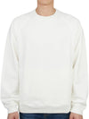 Men's Garment Dyed Crew Neck Sweatshirt White - TEN C - BALAAN 2