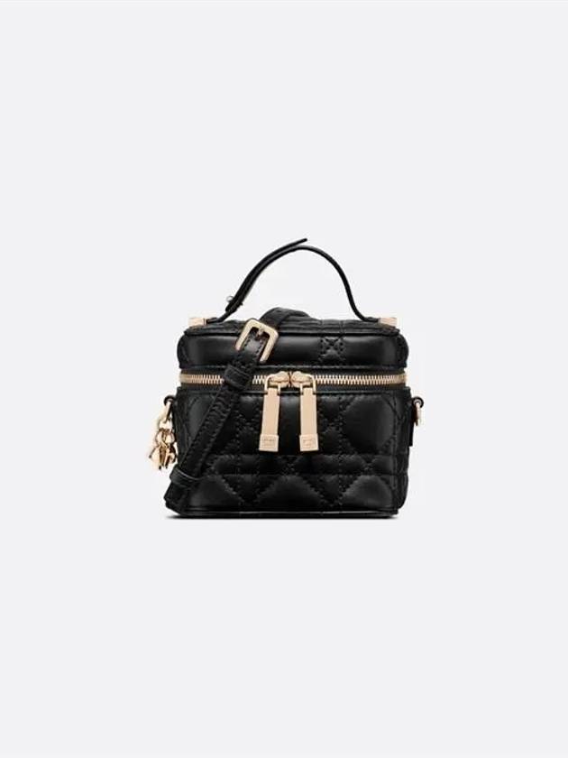 Lady Vanity Cannage Lambskin Case Micro Cross Bag Black - DIOR - BALAAN 2