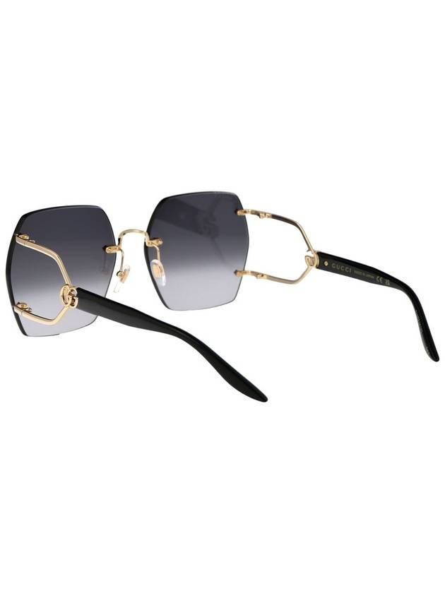 Double G Oversized Frame Sunglasses GG1562S - GUCCI - BALAAN 4