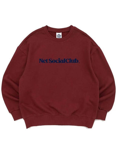 VIVID STRAIGHT LOGO MTM BURGUNDY - NET SOCIAL CLUB - BALAAN 2