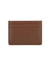 Logo Leather Card Wallet Brown - JIL SANDER - BALAAN 5