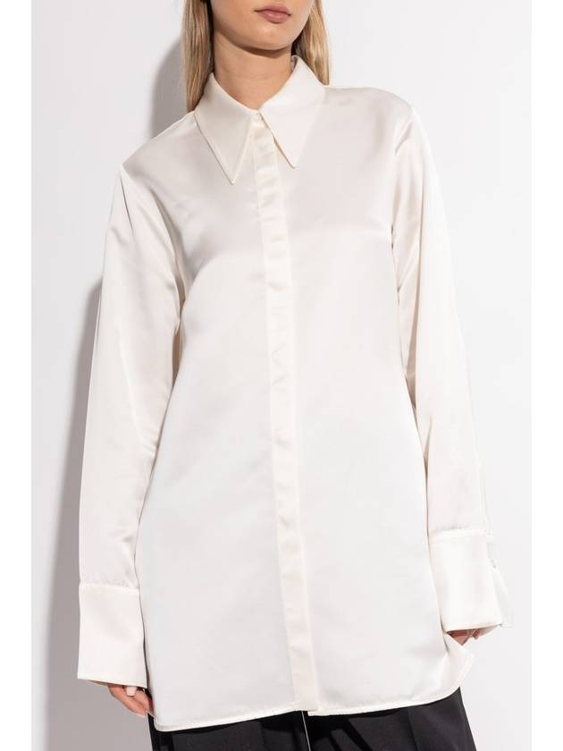 JIL SANDER Long Shirt, Women's, Cream - JIL SANDER - BALAAN 3