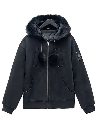 Bergen Bunny Bomber Jacket Black - MOOSE KNUCKLES - BALAAN 2