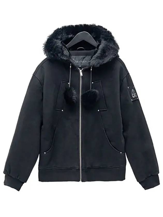 Bergen Bunny Bomber Jacket Black - MOOSE KNUCKLES - BALAAN 3