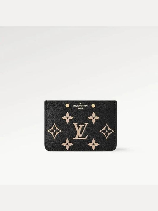 Monogram Empreinte Leather Card Wallet Black - LOUIS VUITTON - BALAAN 2