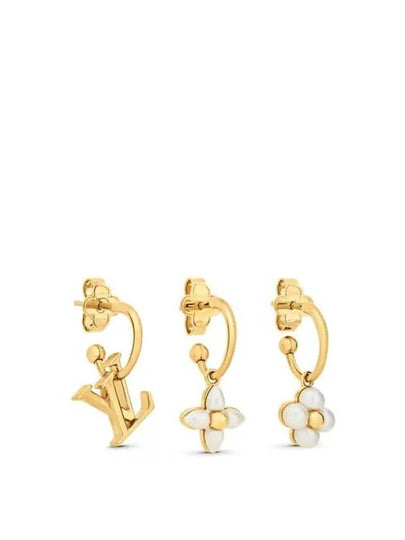 LV Floragram Earrings Gold - LOUIS VUITTON - BALAAN 2