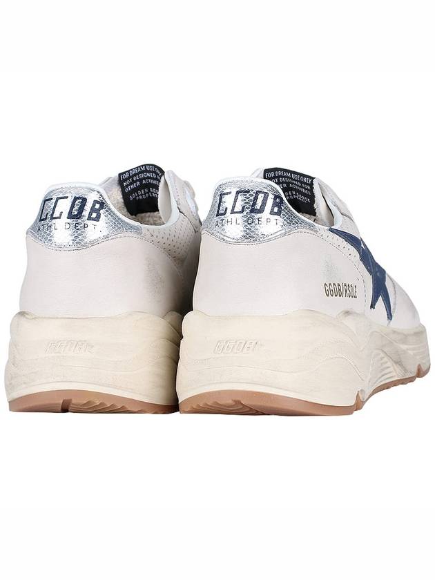 Running Sole Silver Tab Low Top Sneakers Ivory - GOLDEN GOOSE - BALAAN 6