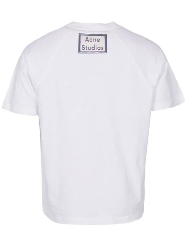 Back Logo Patch Pocket Short Sleeve T-Shirt White - ACNE STUDIOS - BALAAN 4