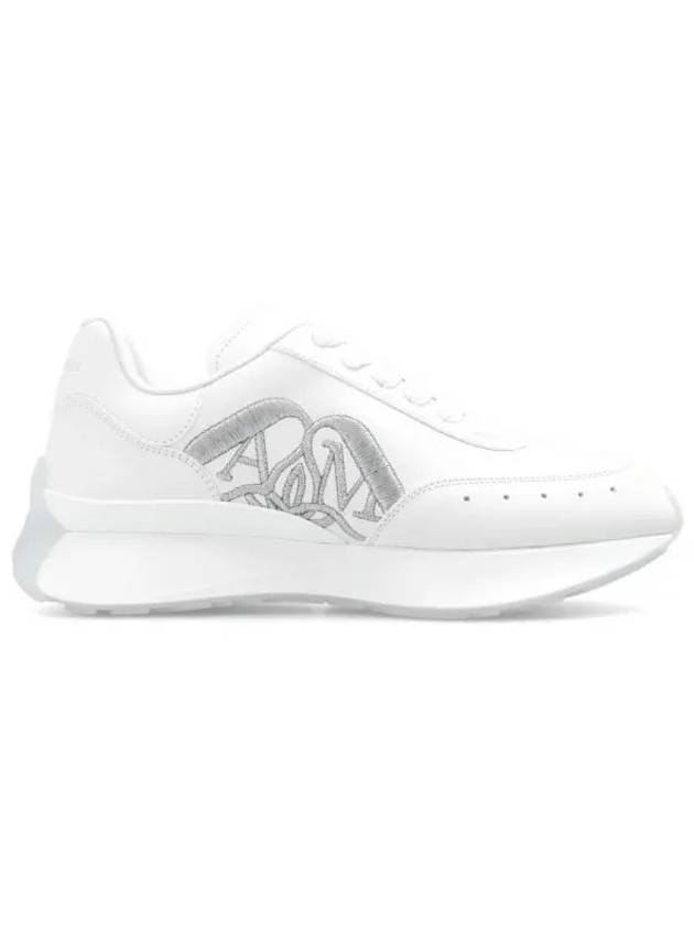 Sprint Runner Logo Low Top Sneakers White - ALEXANDER MCQUEEN - BALAAN 2