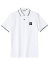 2SC18 A1001 80152SC18 Mini Waffen Logo Patch Polo Men s Short Sleeve T Shirt - STONE ISLAND - BALAAN 3