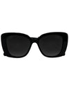 Lettering Cat Eye Sunglasses CH5422B C501T8 A71353 Black Logo - CHANEL - BALAAN 2