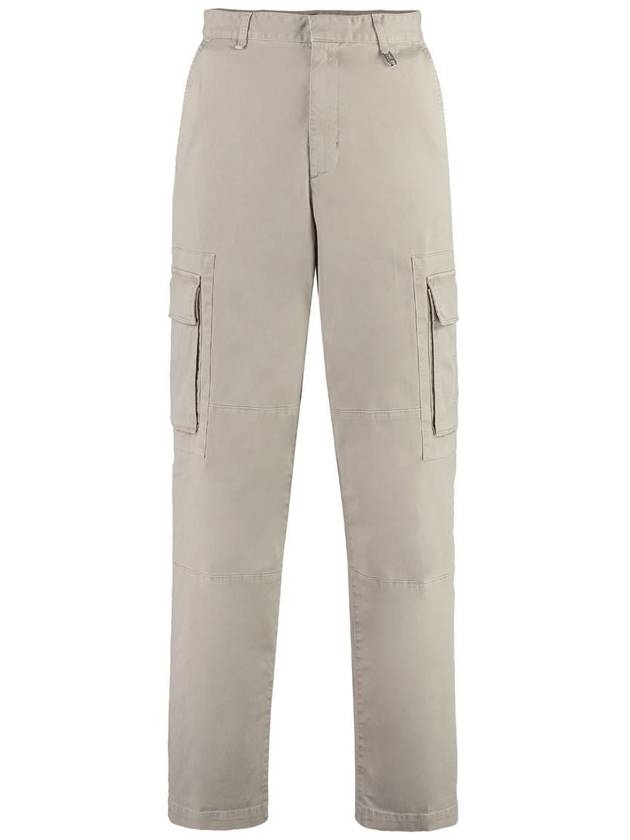 gabardine cargo straight pants beige - FENDI - BALAAN 2