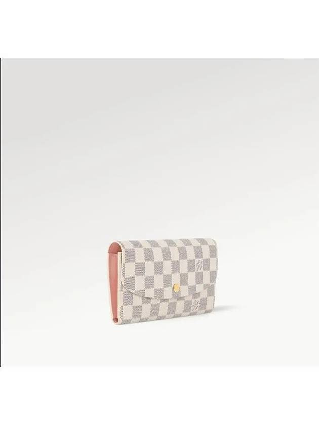 Emilie Damier Canvas Long Wallet Pink - LOUIS VUITTON - BALAAN 3