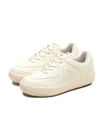 Doong Doong Leather Low Top Sneakers Cream - MAU - BALAAN 1