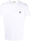 Grey Fox Head Patch Classic Short Sleeve T-Shirt White - MAISON KITSUNE - BALAAN 2