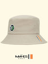 Logo Bucket Hat Beige Orange Label Coral Beige Bucket Hat EC00689 - MAHES - BALAAN 2