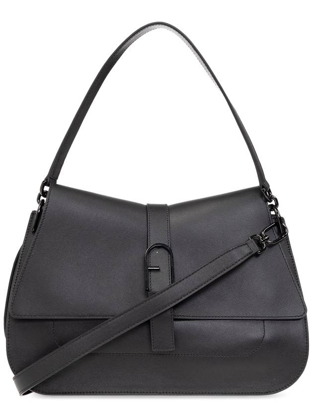 Furla ‘Flow Large’ Shoulder Bag, Women's, Black - FURLA - BALAAN 1