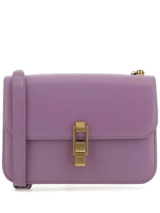 PURPLE Purple leather Le CarrA shoulder bag 6332141YF0W 5213 - SAINT LAURENT - BALAAN 1