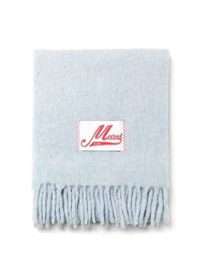 Alpaca Wool Muffler Light Blue - MARNI - BALAAN 2