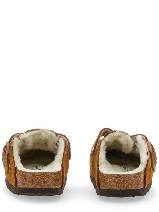 Boston Fur Shearling Mule Mink - BIRKENSTOCK - BALAAN 7