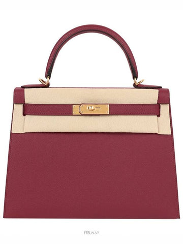 Celie Kelly 28 Rouge Grena Gold 73726 - HERMES - BALAAN 1