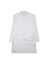 Deconstructed Shirt Cotton Midi Dress White - LOEWE - BALAAN 2