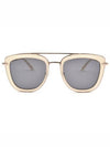 Eyewear Clip on Metal Sunglasses Ivory - AGATHA - BALAAN 1