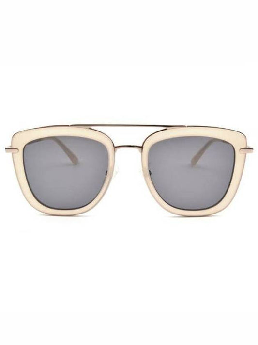 Eyewear Clip on Metal Sunglasses Ivory - AGATHA - BALAAN 1
