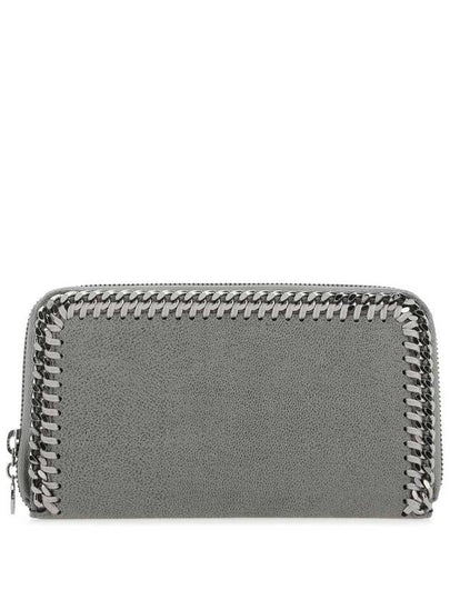 Round Zipper Long Wallet Grey - STELLA MCCARTNEY - BALAAN 2