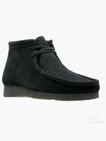 Wallabee Suede Ankle Boots Black - CLARKS - BALAAN 2