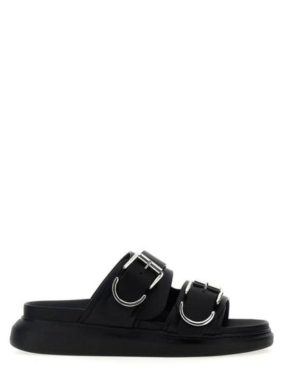 Hybrid Leather Slippers Black - ALEXANDER MCQUEEN - BALAAN 2